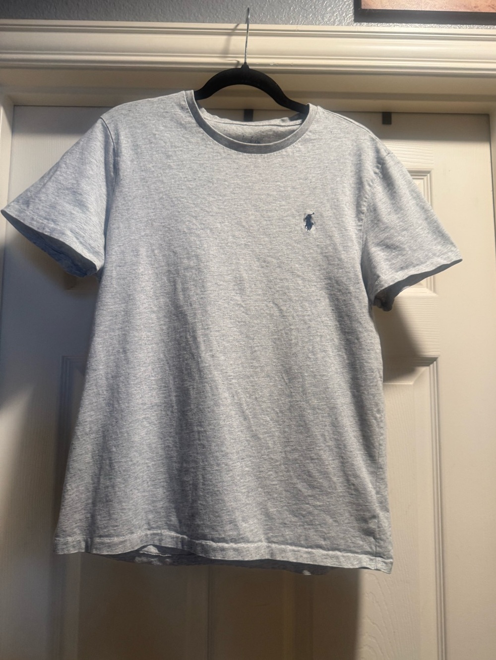 Polo by Ralph Lauren Heathered Gray T-Shirt Size Large